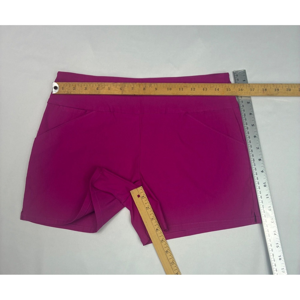Versona Shorts Womens 6 Magenta Pink Excellent Modern Stretch Pockets - Picture 3 of 7